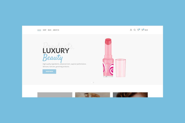Luxury Beauty Website – USA